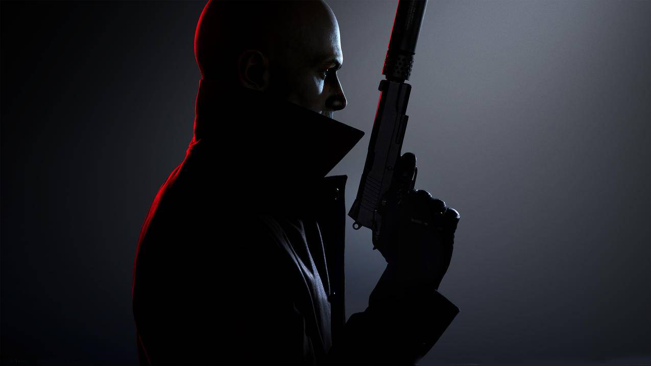 《杀手3(Hitman,3)》大衣,光头,枪,4K超清游戏桌面壁纸