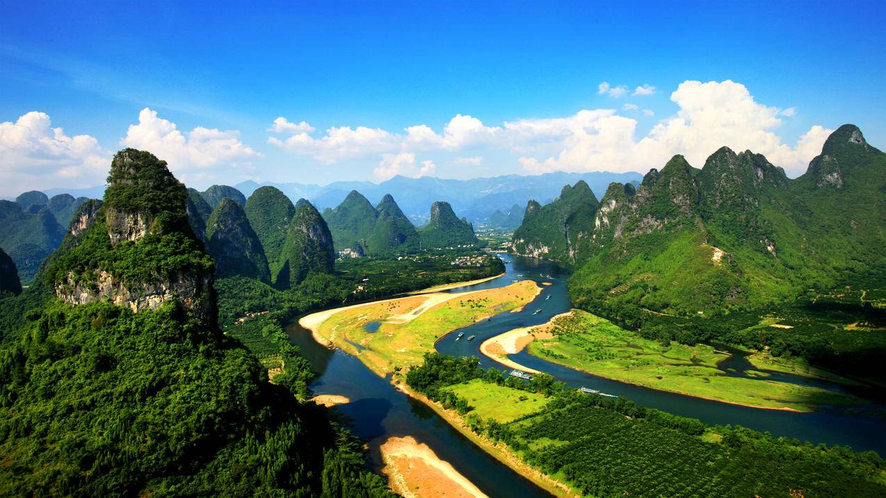 桂林山水风景,4k高清壁纸