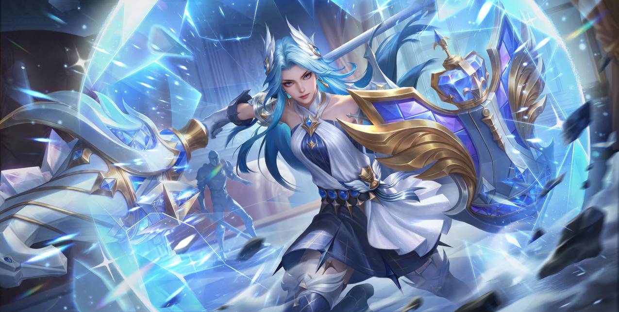 王者荣耀 雅典娜 执弈定局 8K游戏壁纸