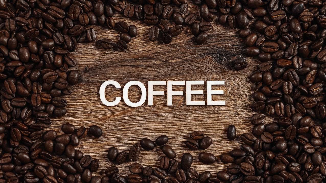coffee,咖啡豆,4K高清标志壁纸