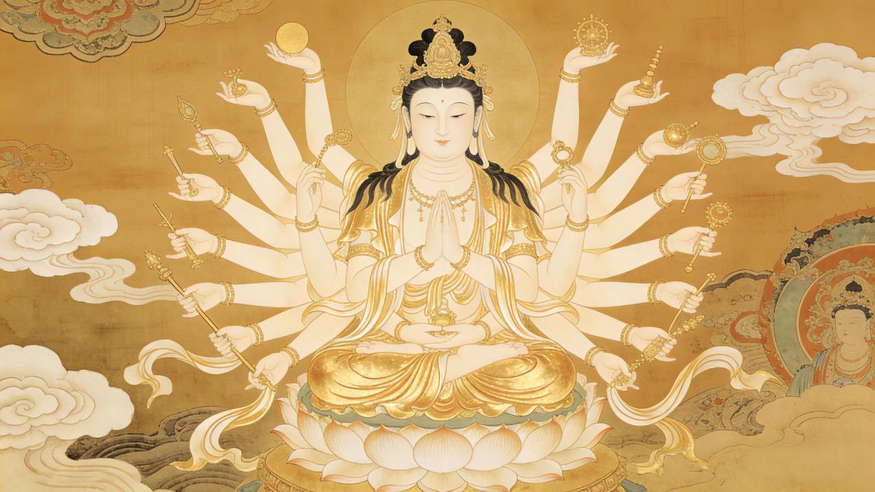 千手观音菩萨4K电脑壁纸3840x2160