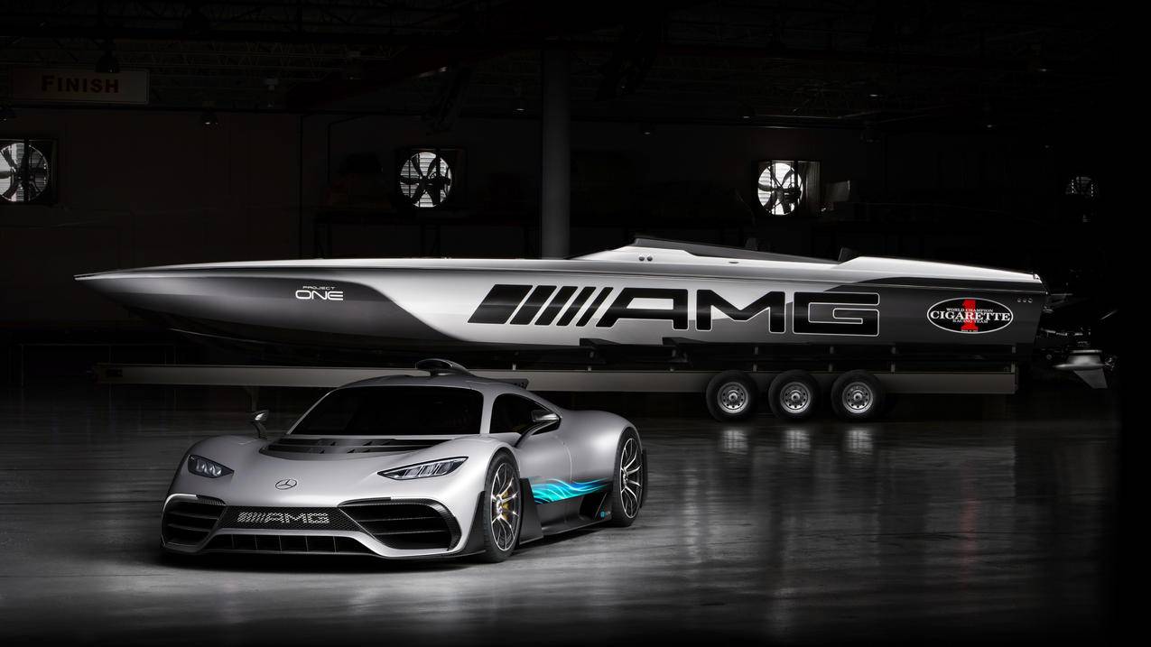 奔驰,AMG,混合动力,超级跑车,4k高清壁纸