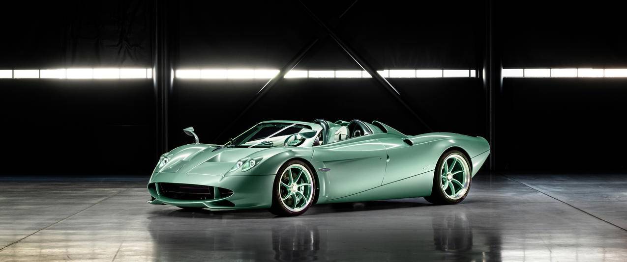 帕加尼Huayra Codalunga Speedster 敞篷超跑3440x1440带鱼屏壁纸