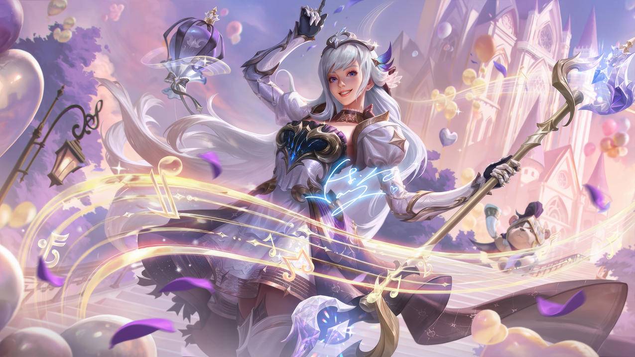 LOL英雄联盟 臻藏 告白气球 拉克丝 4K游戏电脑壁纸3840x2160