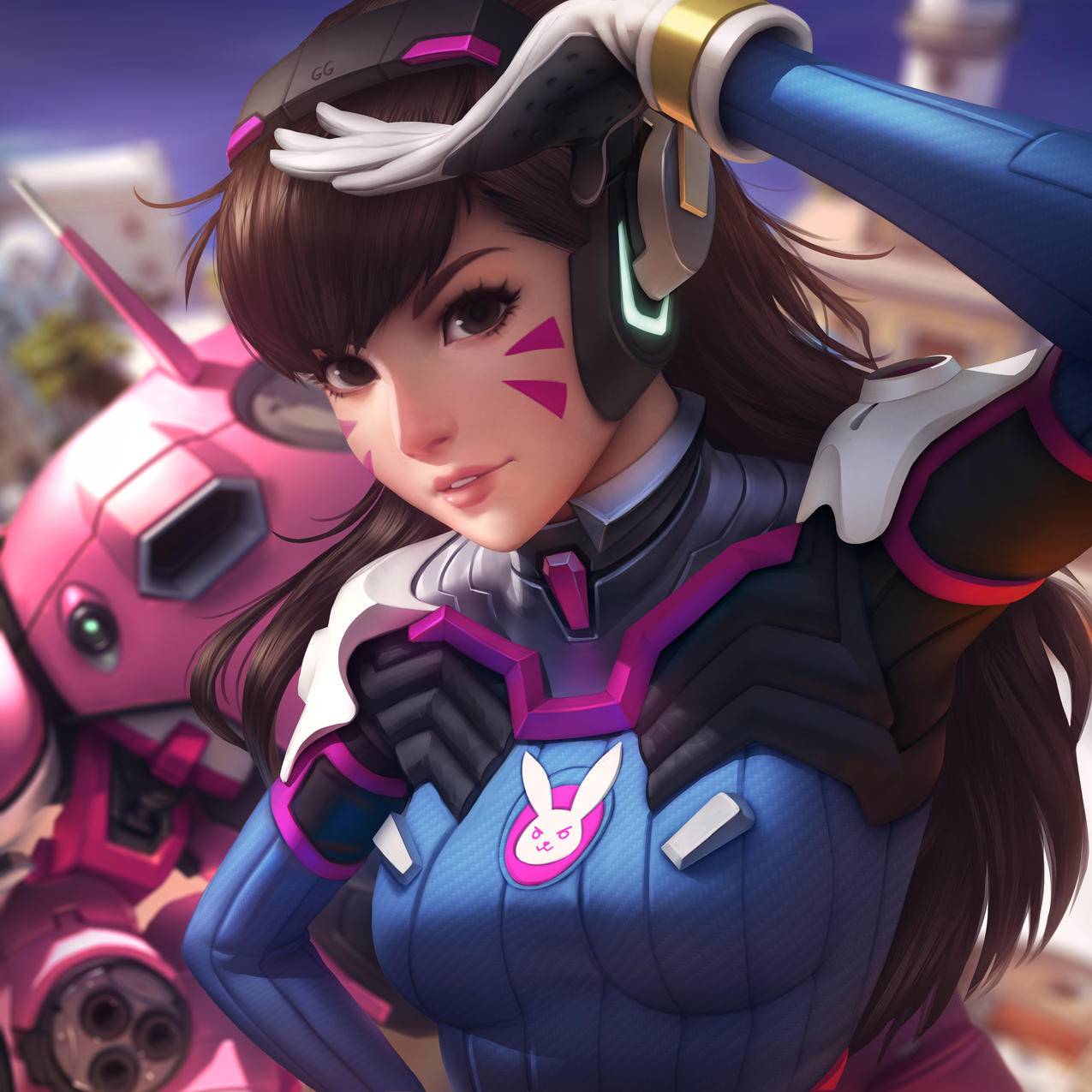 《守望先锋》D.VA,4K高清动漫壁纸