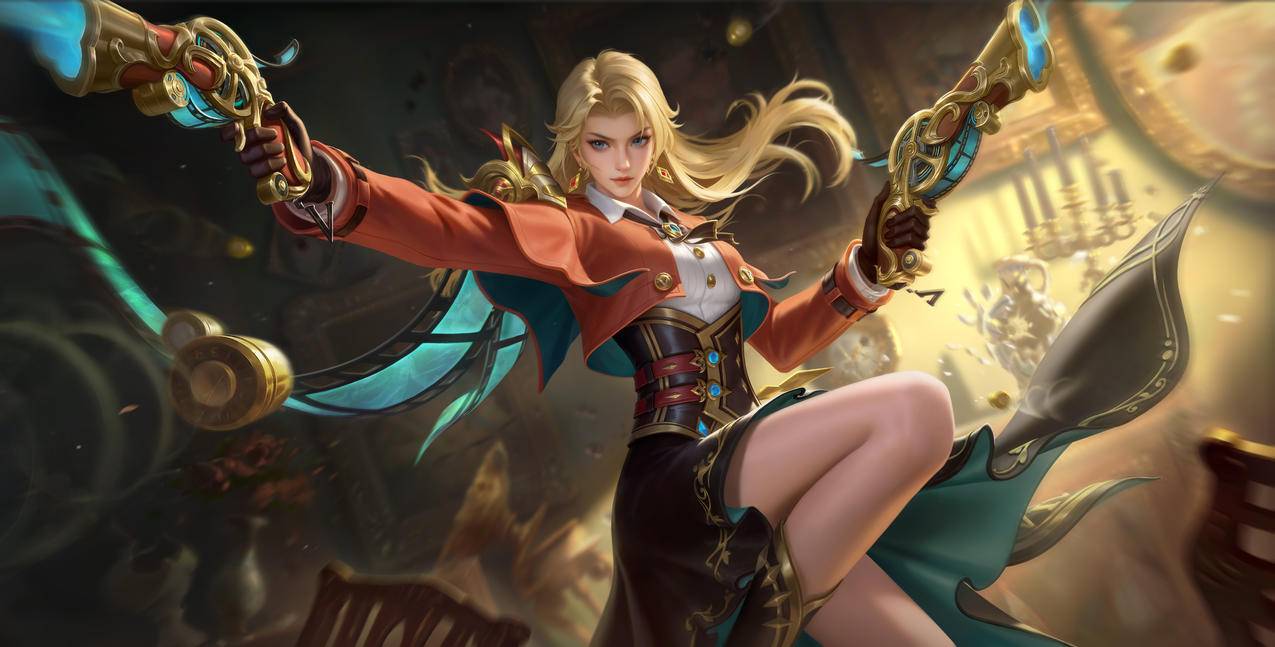 虞姬-溯影追猎 王者荣耀8K游戏壁纸