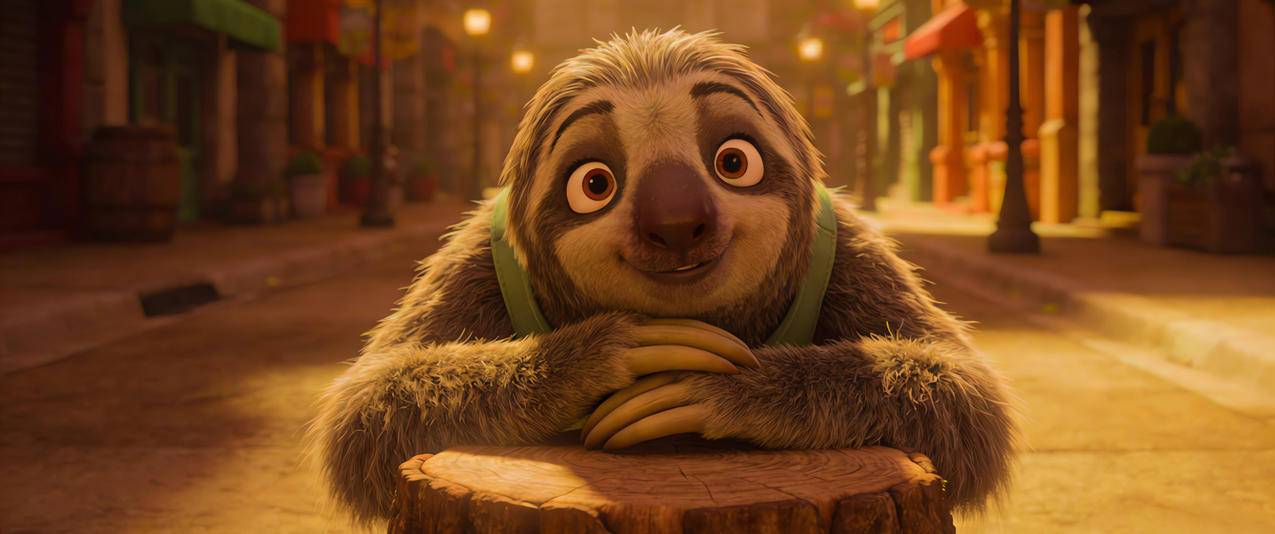 树懒闪电 街道 树桩 3440x1440带鱼屏壁纸