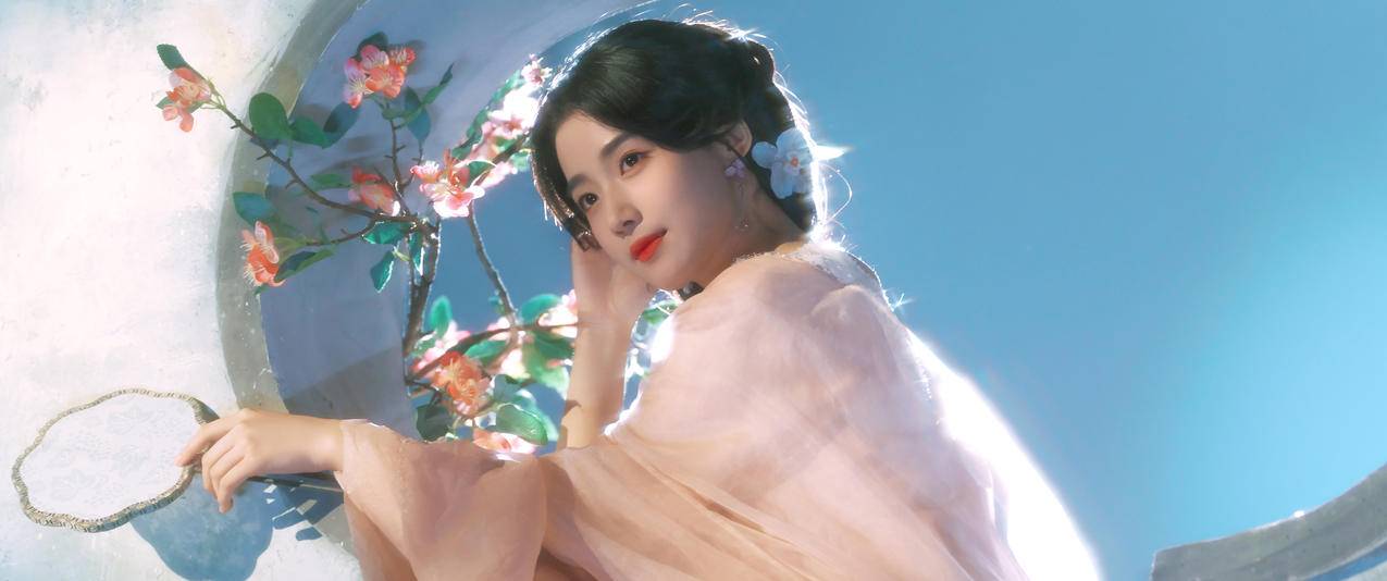 卢昱晓 古风美女 唯美 3440x1440带鱼屏壁纸