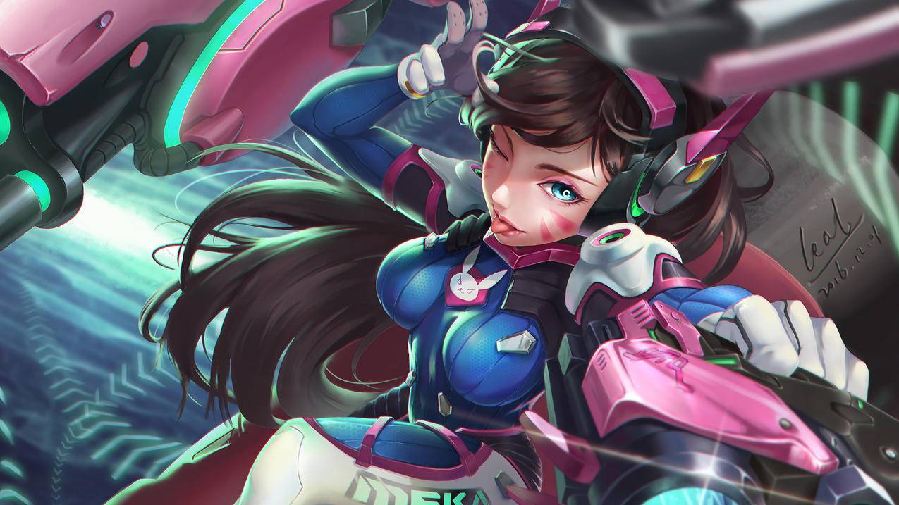 《守望先锋》D.va,4K高清游戏壁纸