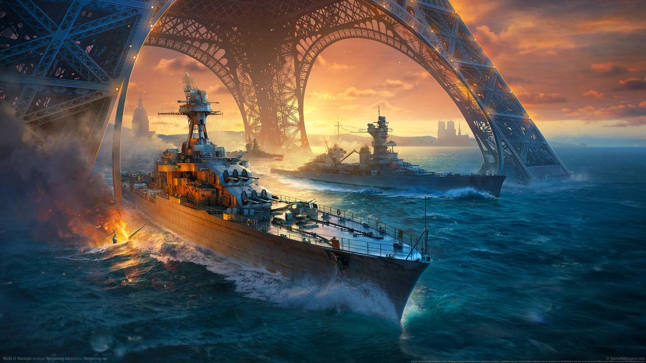 《战舰世界-World,of,Warships》,4K高清壁纸
