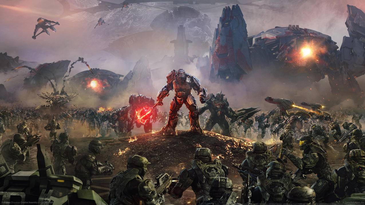 《光环战争2-Halo,Wars,2》,4K高清壁纸