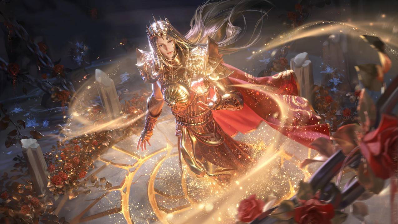 精灵梦叶罗丽 金王子金离瞳 4K高清壁纸