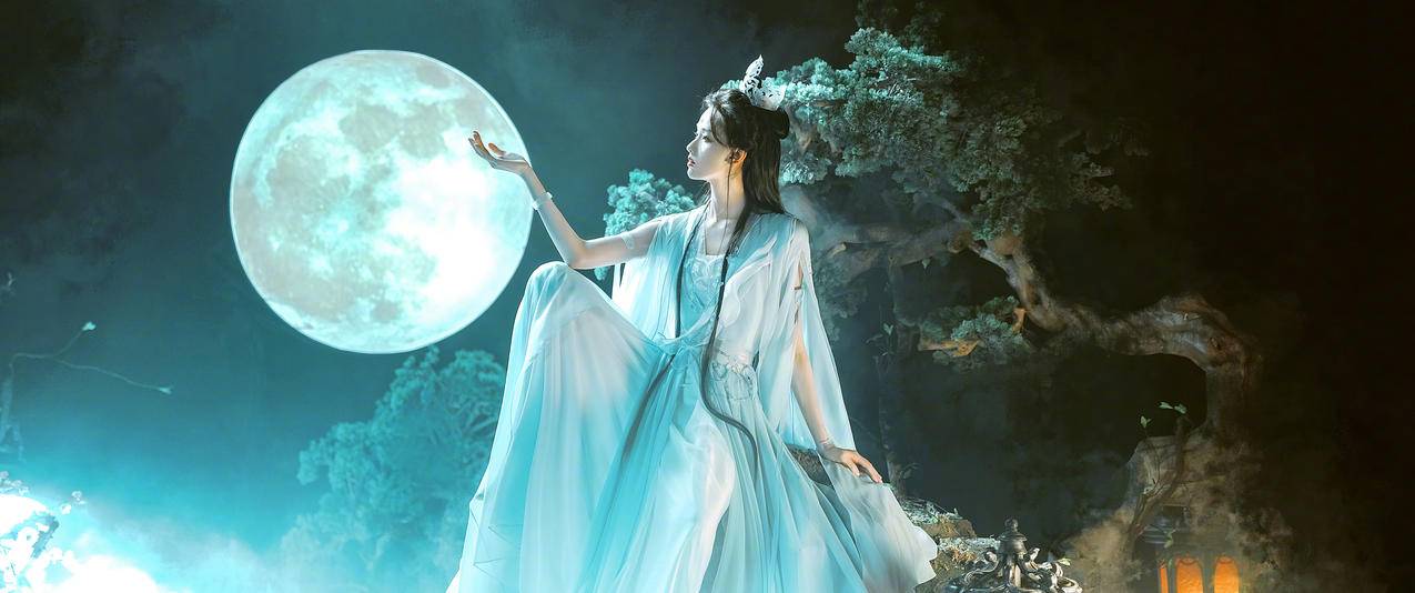 镜花水月 陈都灵 3440x1440带鱼屏壁纸