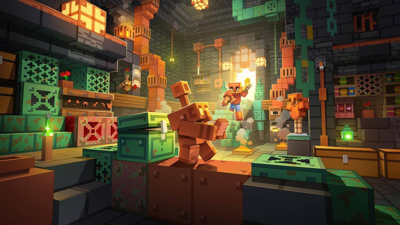 《Minecraft The Copper Age》4K游戏壁纸