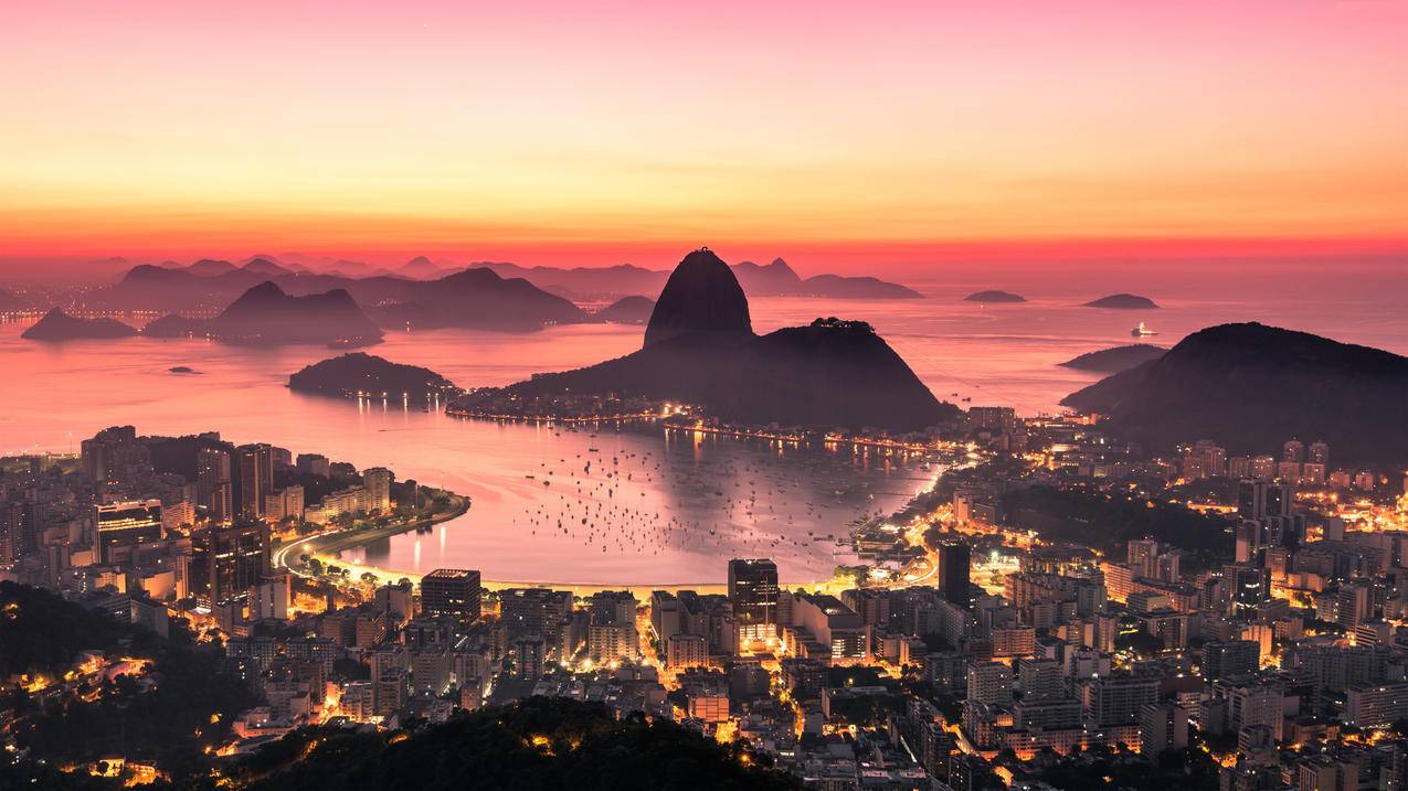 里约热内卢的日出,4k风景高清壁纸