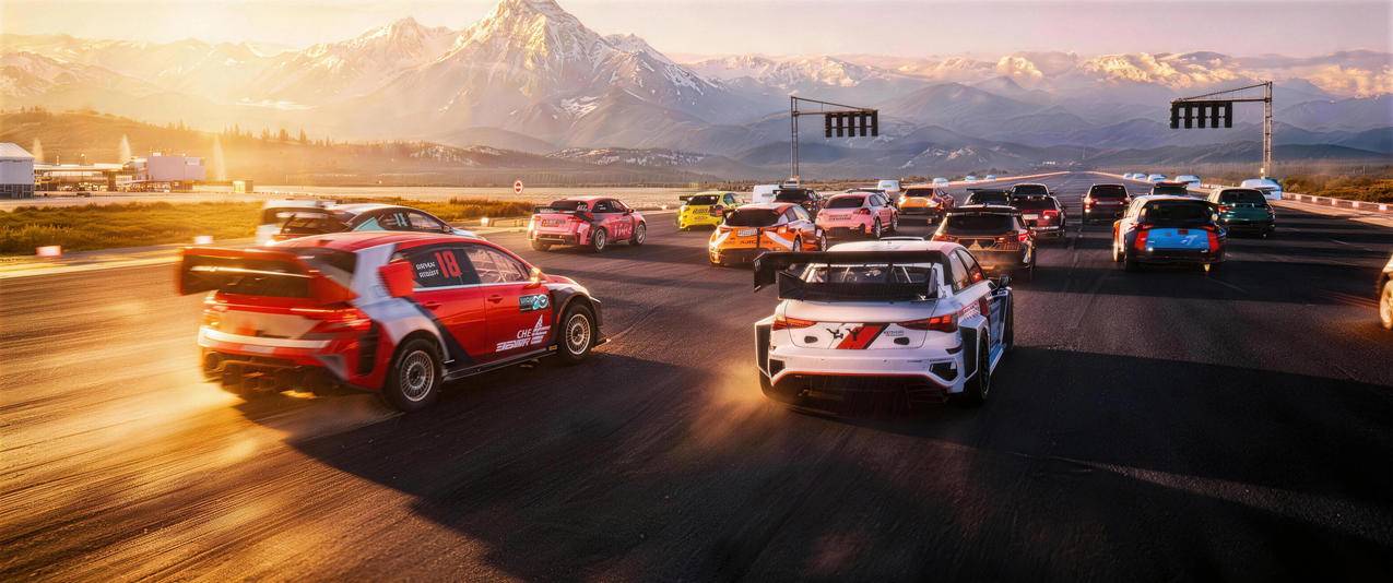 飞驰人生3公路跑车剧照 3440x1440带鱼屏壁纸高清