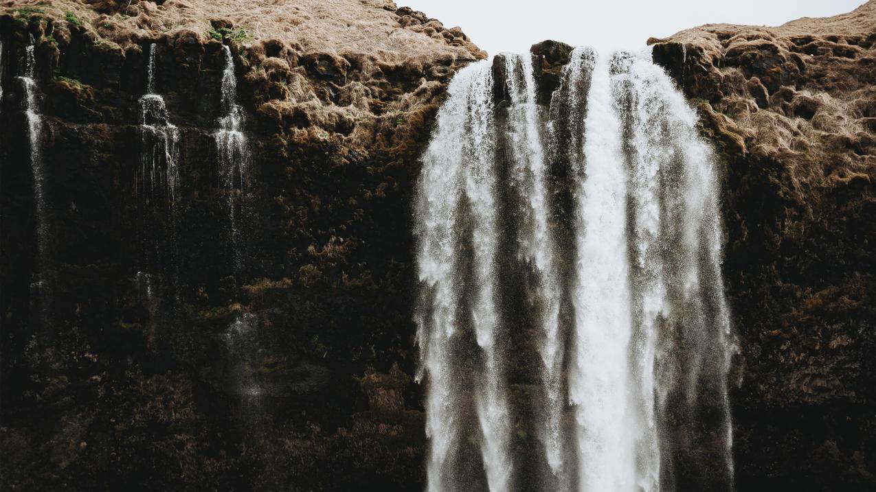 冰岛大瀑布,风景,4k高清壁纸