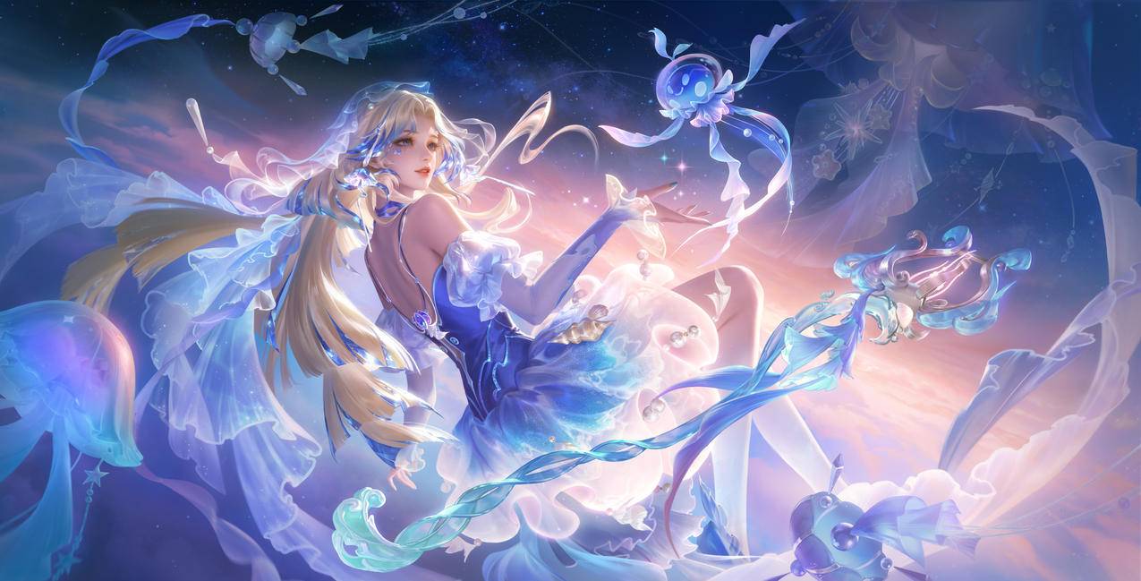 王昭君 长夜焕生 王者荣耀皮肤超清无水印海报 4K游戏壁纸