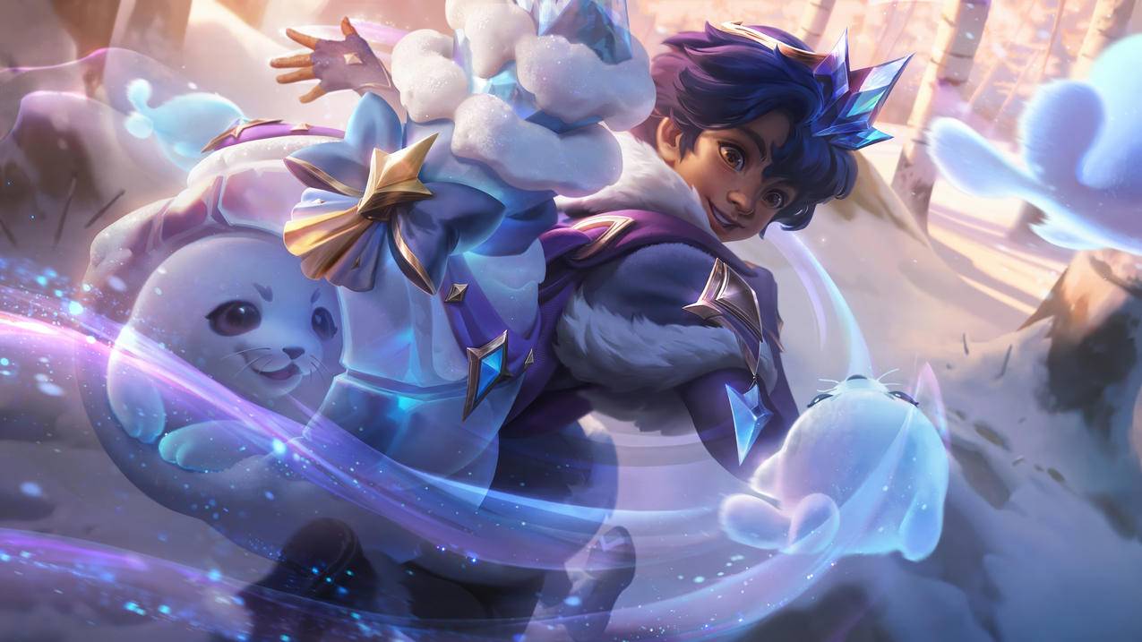lol英雄联盟 冬季仙境 米利欧4k游戏壁纸