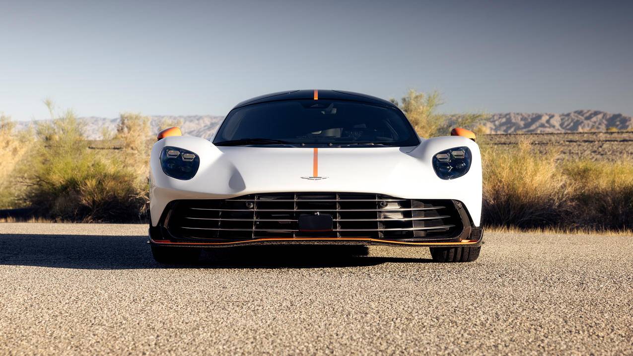阿斯顿马丁Aston Martin Valhalla 白色跑车4K壁纸