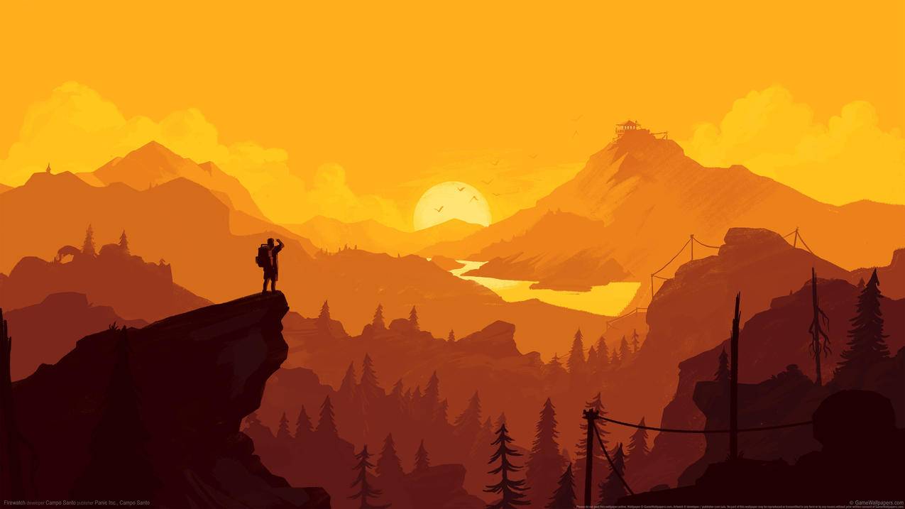 《看火人/Firewatch》,4K游戏高清壁纸