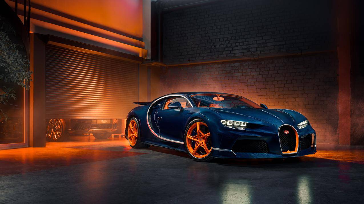 布加迪Bugatti Chiron Super Sport Garage 4k跑车壁纸