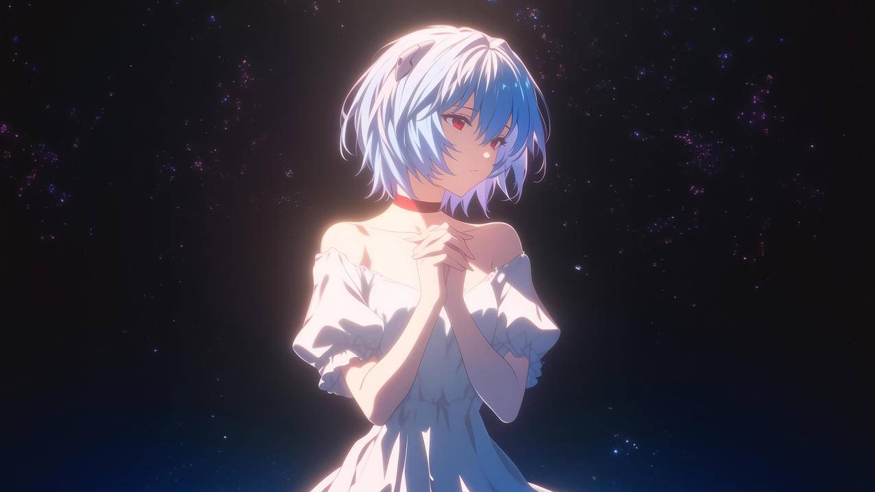 绫波丽 星空 4k壁纸 3840x2160