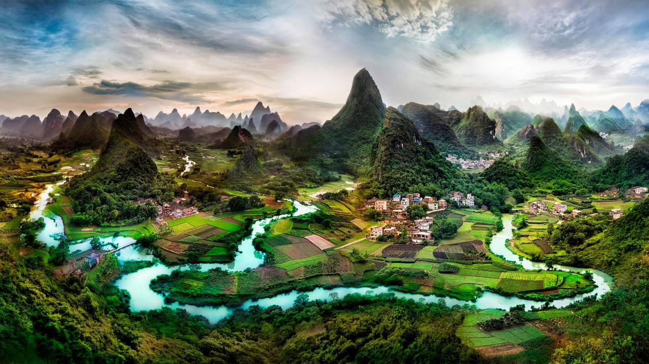 广西桂林,山水,风景,4K高清壁纸