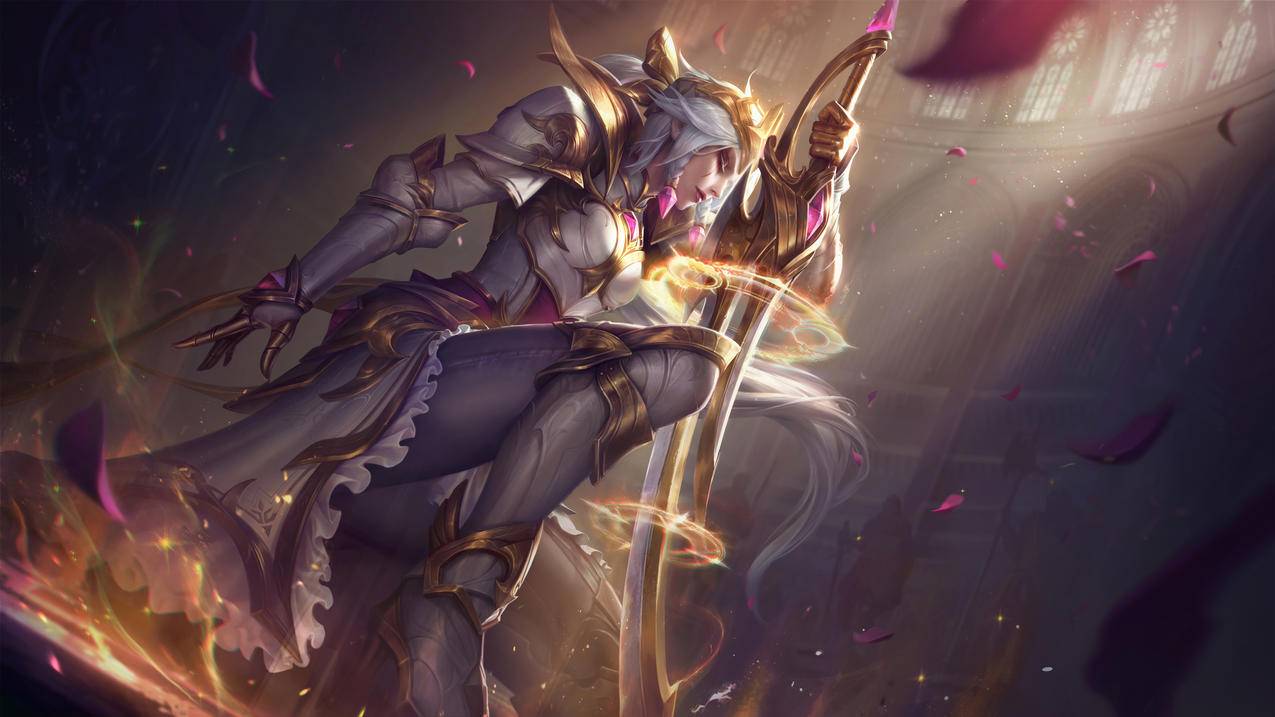 皎月女神,女帝,黛安娜,至臻《英雄联盟lol》2020,4k高清游戏壁纸