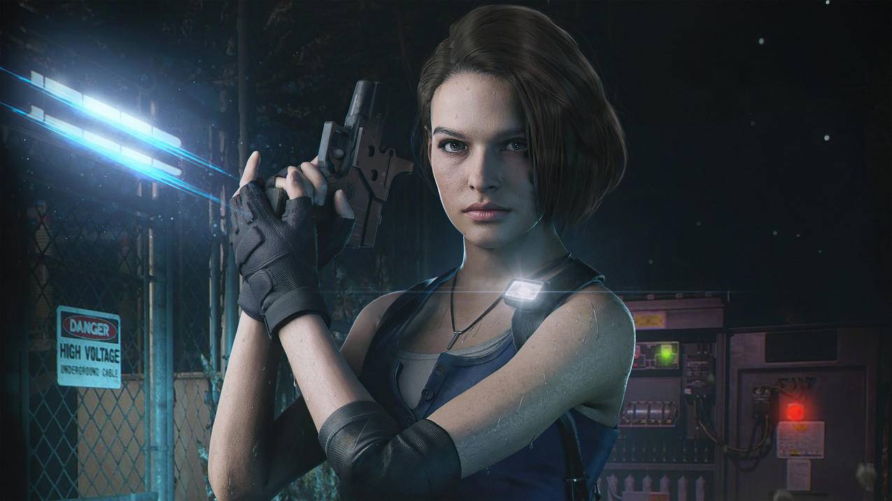 吉尔Jill《生化危机3重制版（Resident,Evil,3）》2020,4k高清游戏壁纸